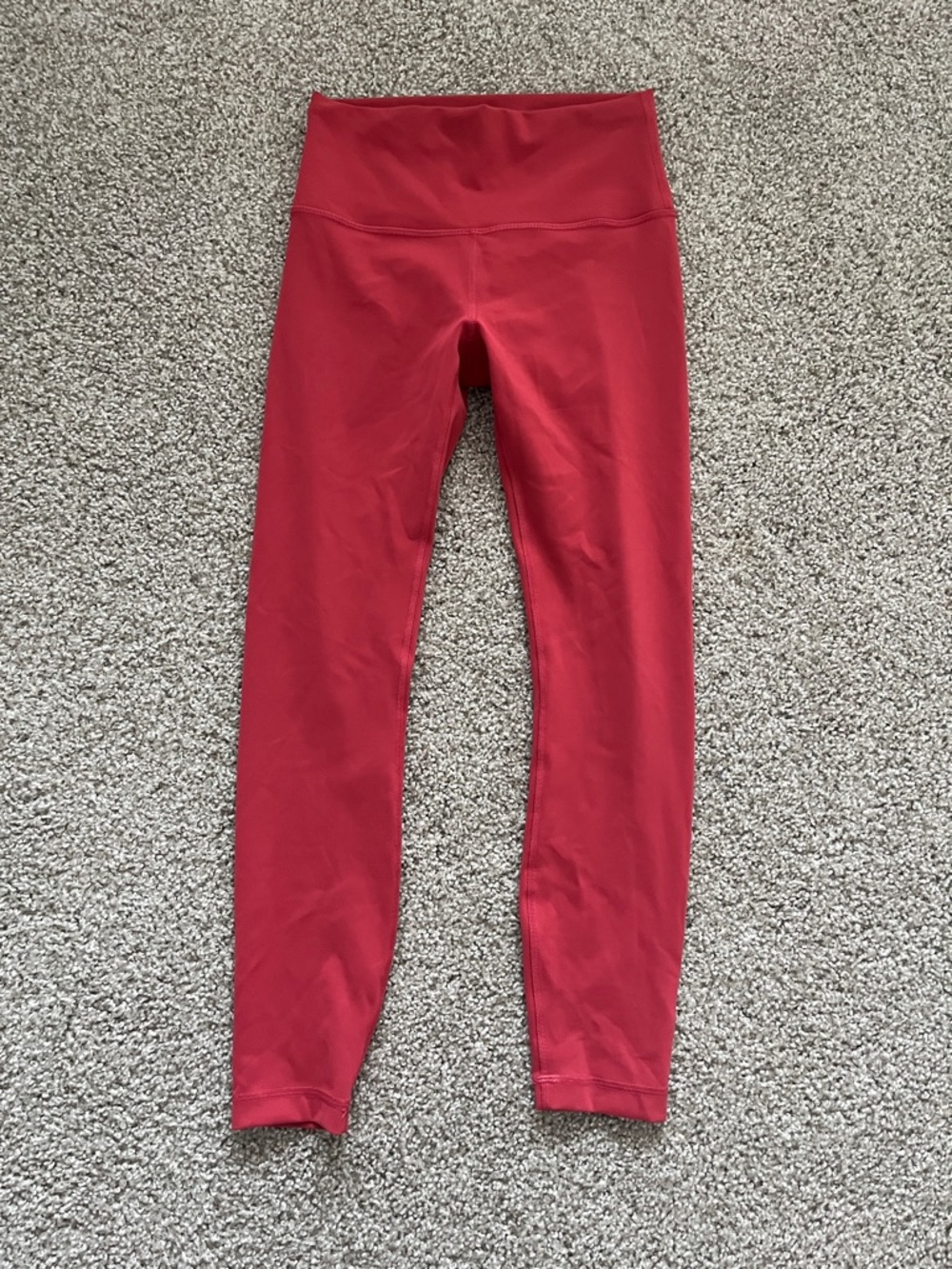 Lululemon Desert Red Wunder Train Contour HR Tight 25" Size 6